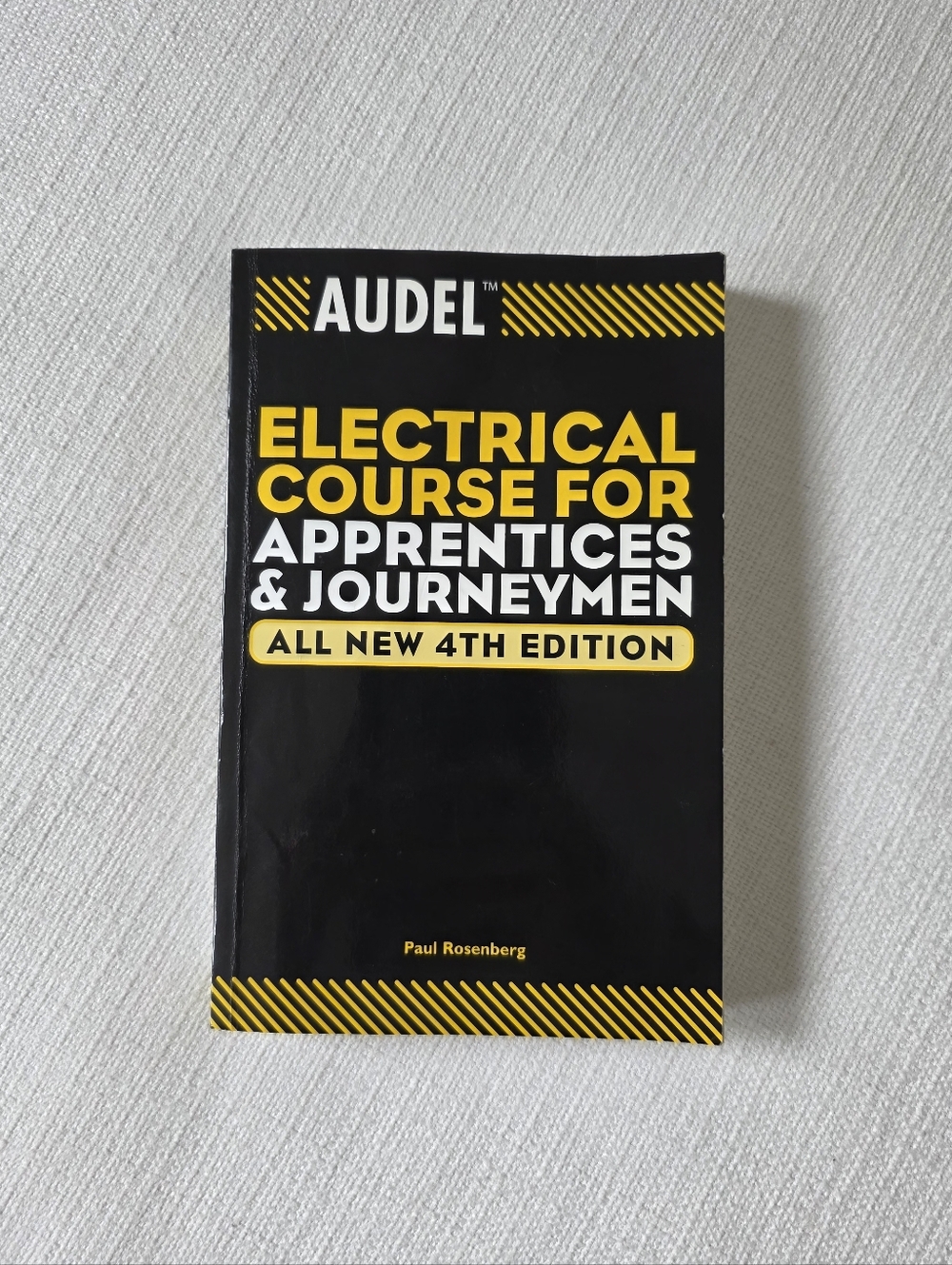 AUDEL Electrical Course for Apprentices & Journeymen - Black & Yellow Cover